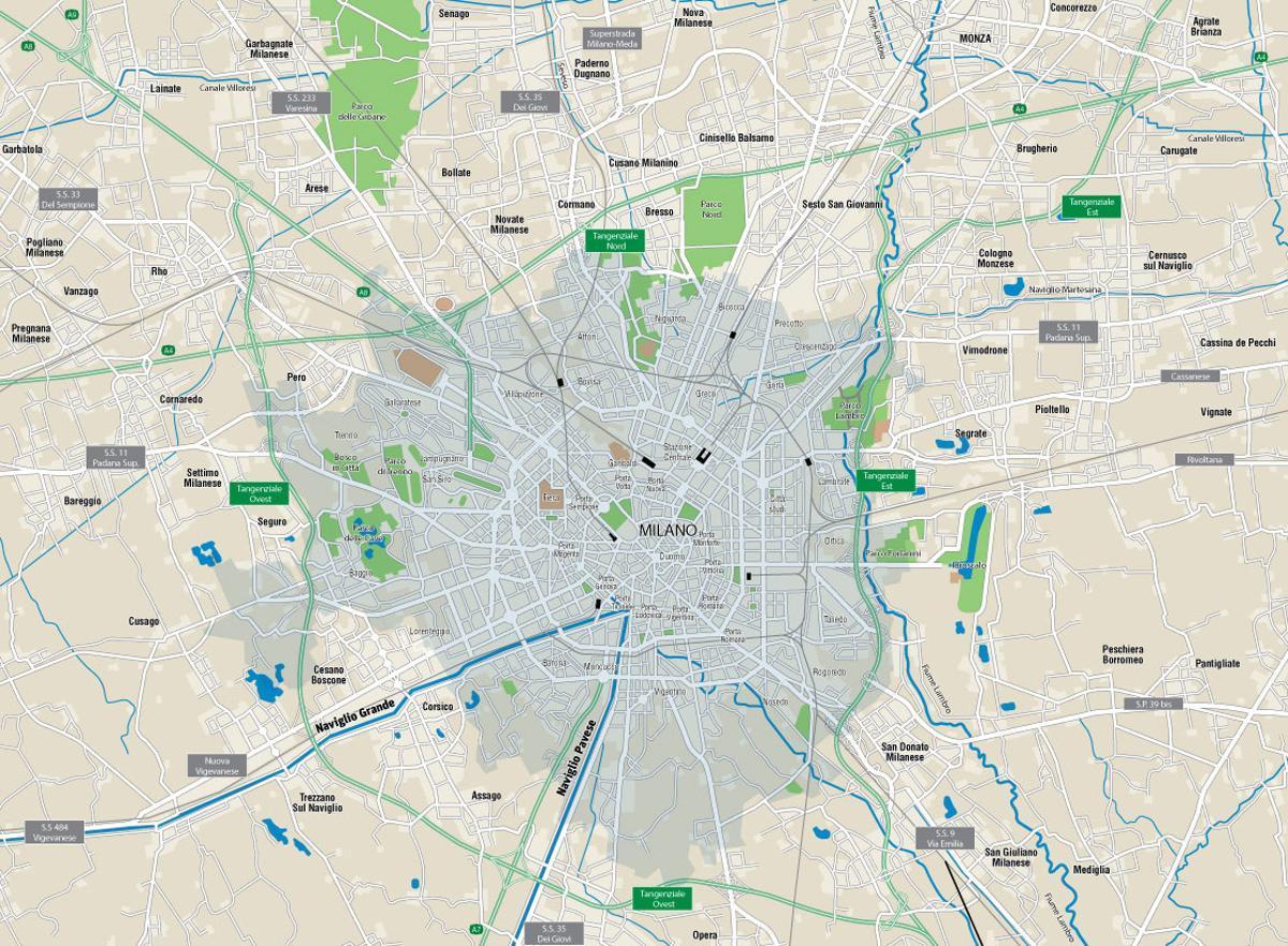 kart Milan kanallar 