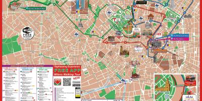 Milan-hop-hop-off marşrut xəritəsi