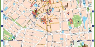 Milan, İtaliya yerləri xəritəsi