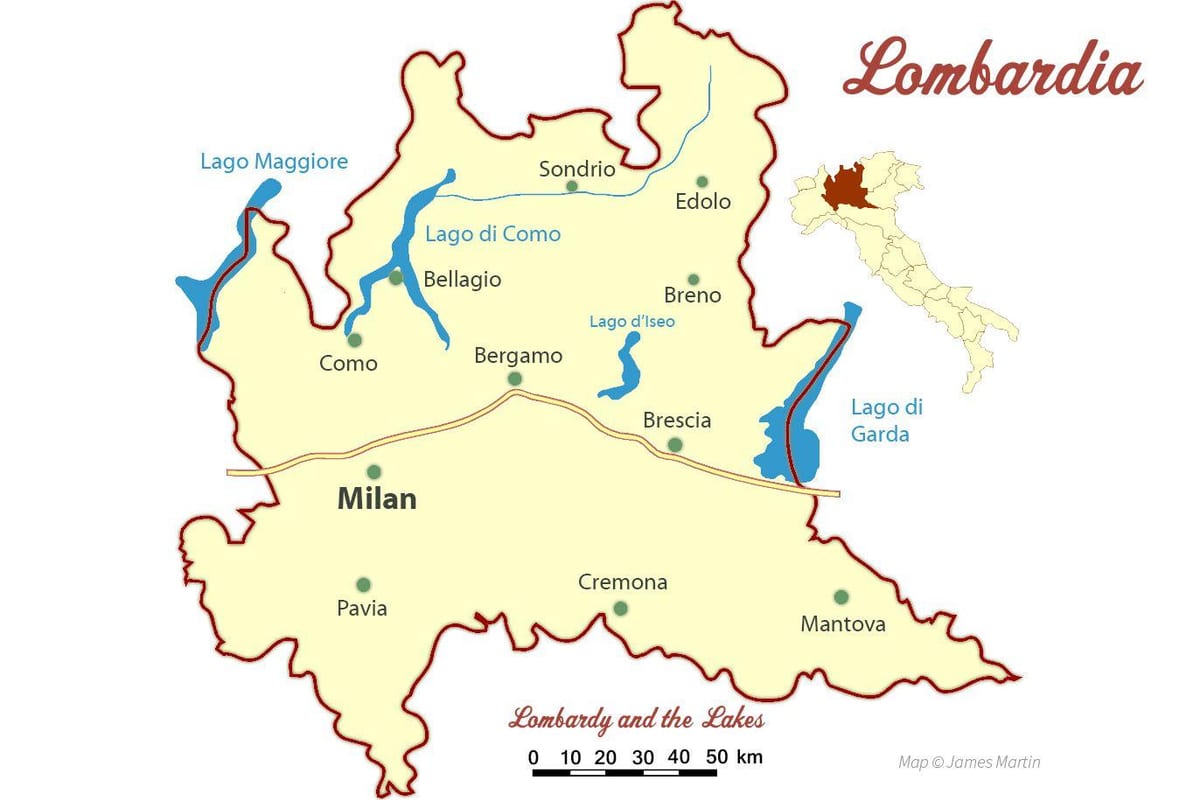 kart Milan, Ломбардия