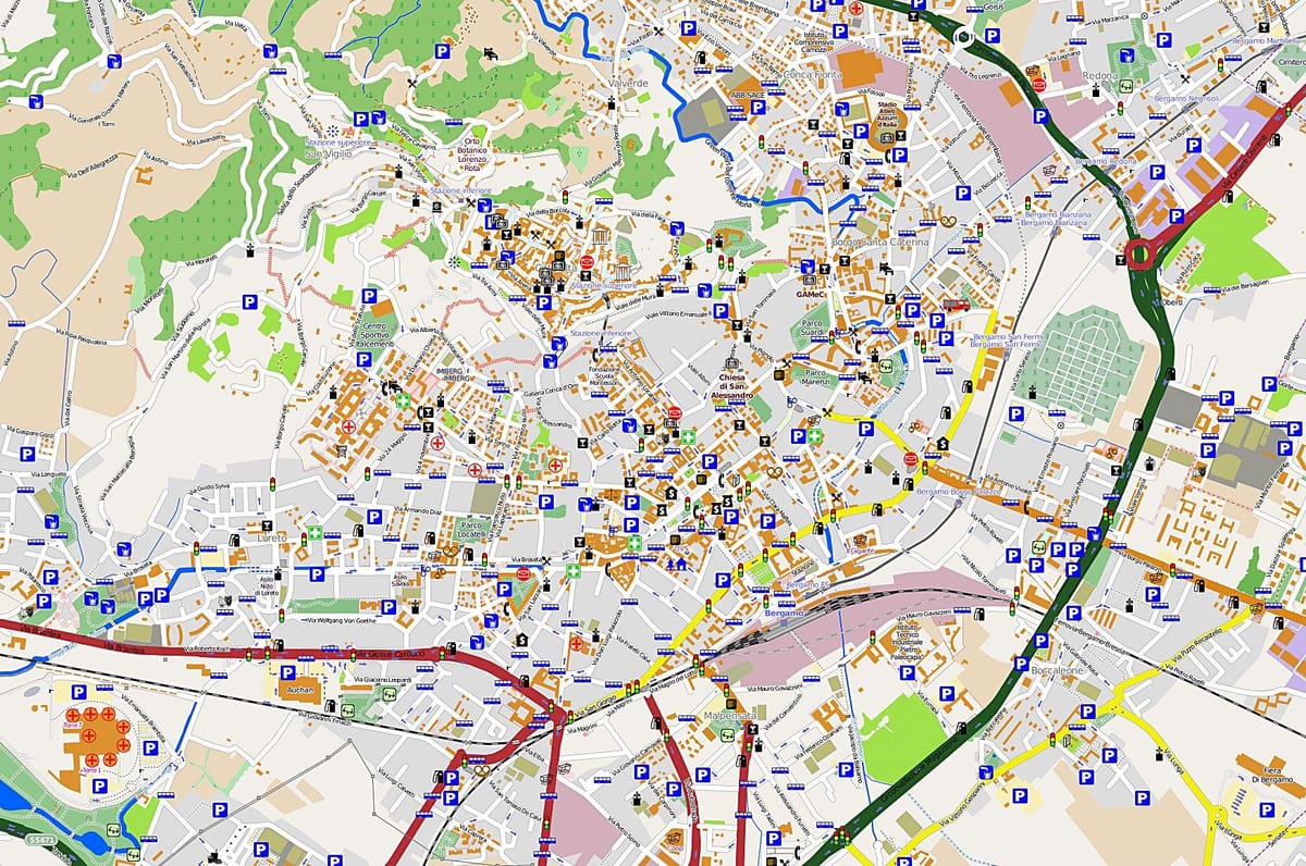 kart Milan Milanın