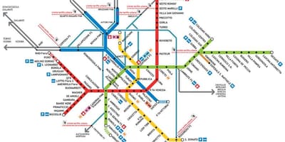 Milan metro xəritəsi 