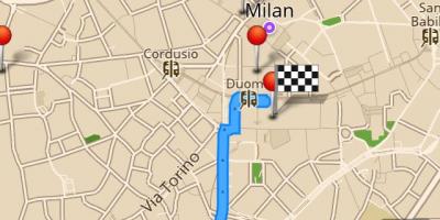 Kart Milan offline